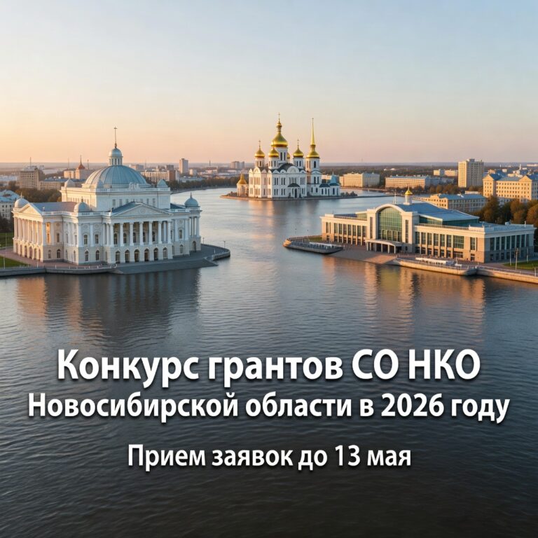 Подробнее о статье Конкурс грантов СО НКО Новосибирской области в 2026 году