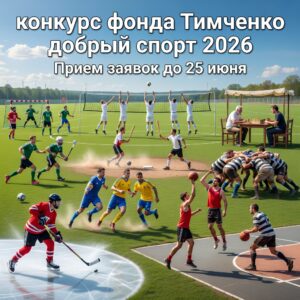 Конкурс грантов Фонда Тимченко Добрый спорт 2026