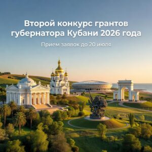 Второй конкурс грантов губернатора Кубани 2026 года