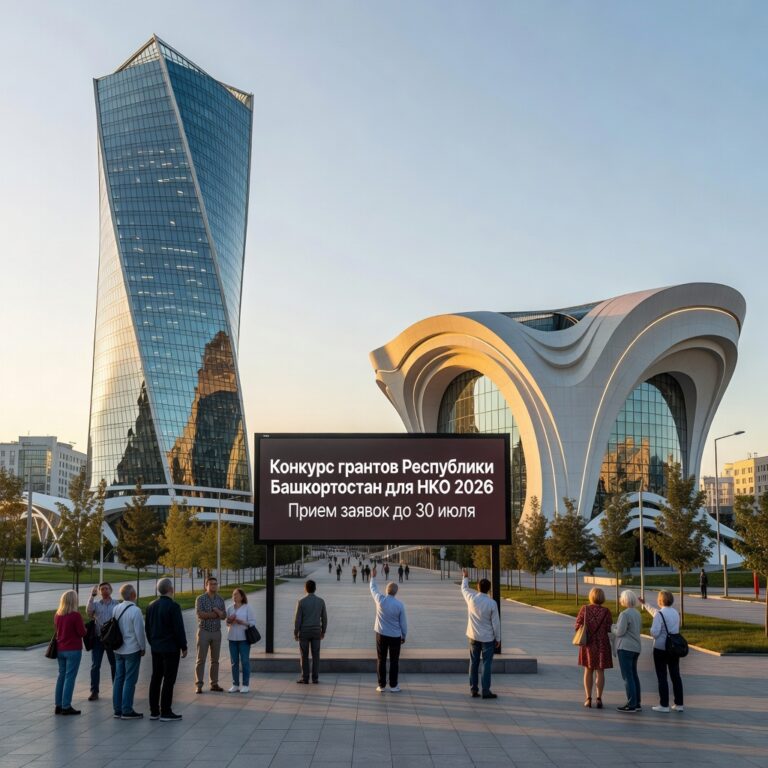 Подробнее о статье Третий конкурс грантов Главы Республики Башкортостан для НКО в 2026 году