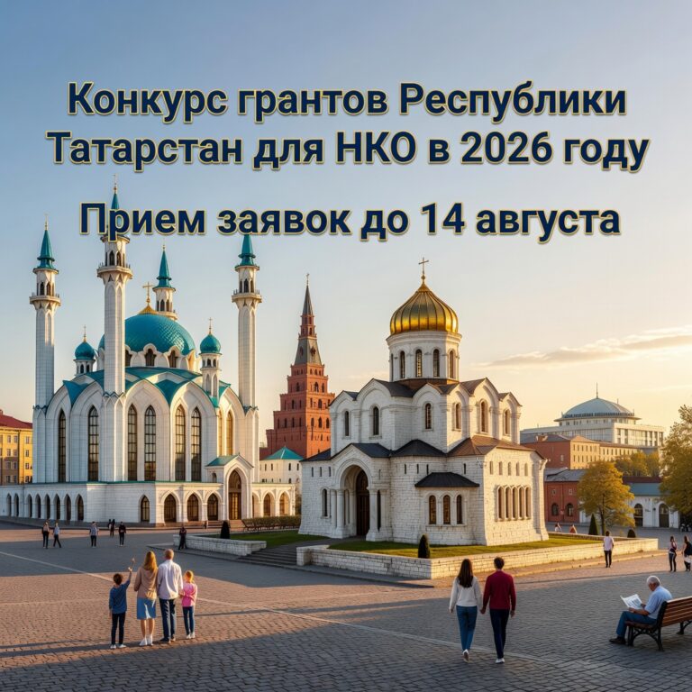 Подробнее о статье Конкурс грантов Республики Татарстан для НКО в 2026 году