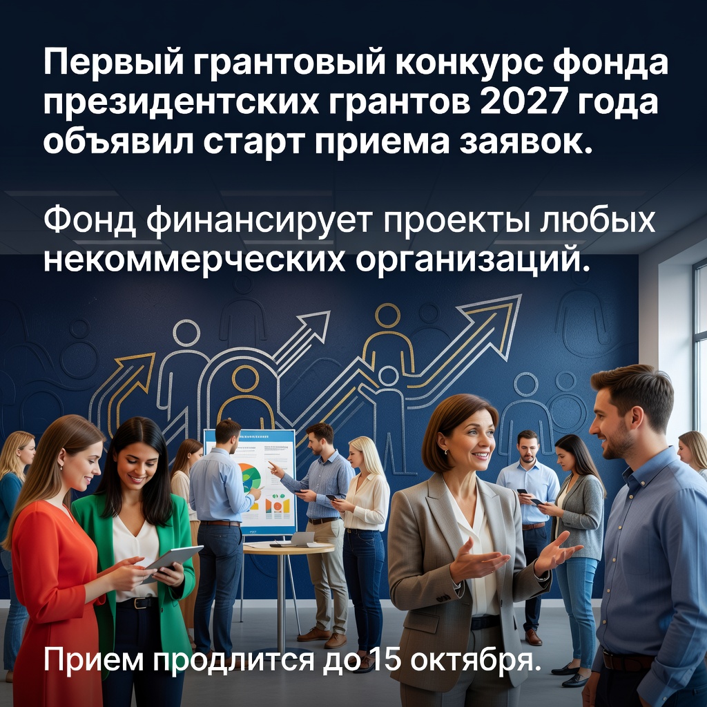 Вы сейчас просматриваете Фонд президентских грантов открыл прием заявок на первый конкурс 2027 года